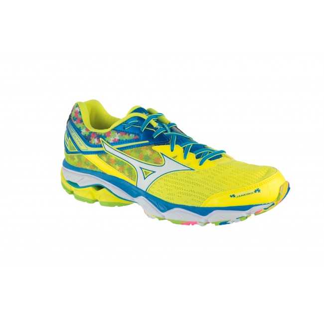 Chaussure de running Wave Ultima Amsterdam - Yellow White Tile Blue