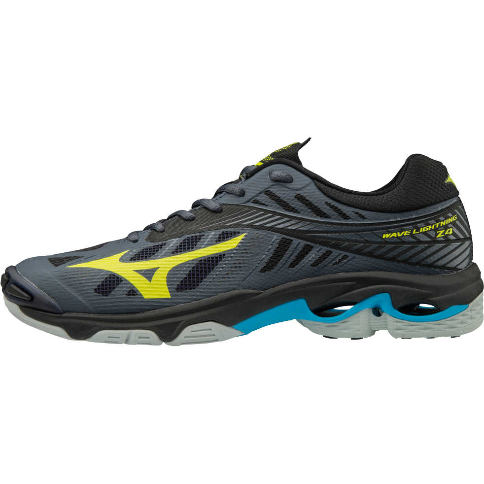 Chaussures Volley-Ball Homme Wave Lightning Z4 - OBlue/SYellow/Black